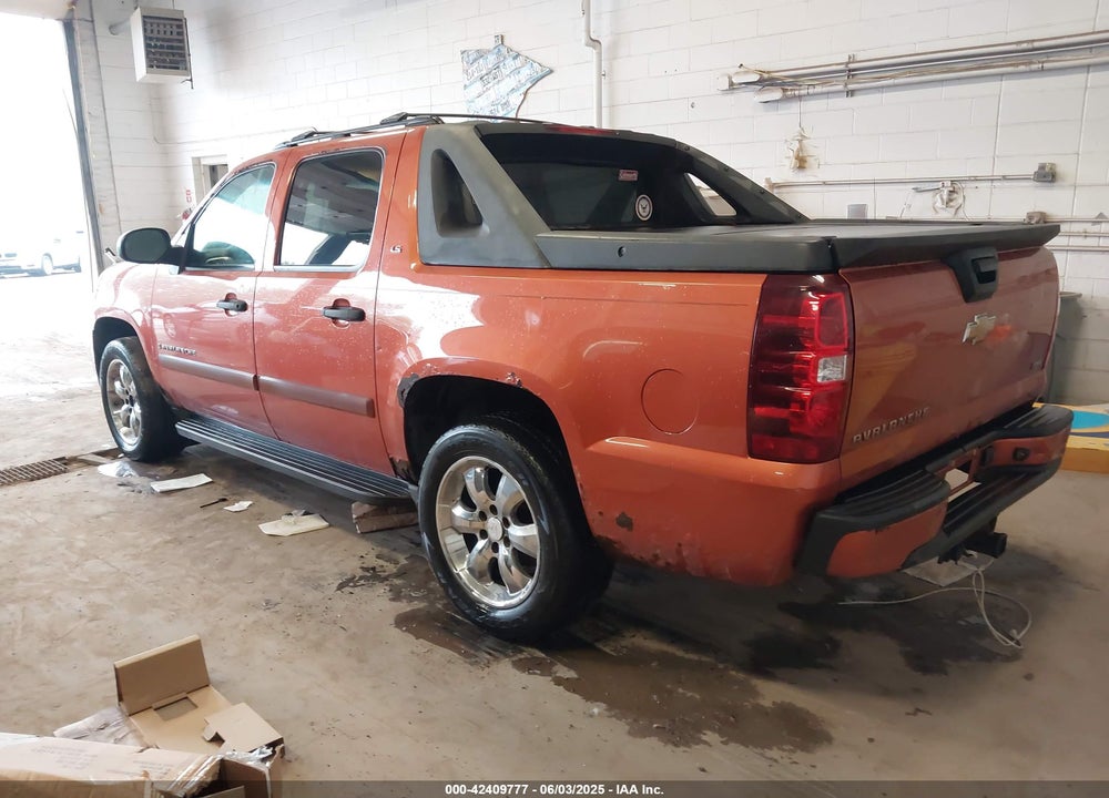 2007 CHEVROLET AVALANCHE 1500 LS VIN: 3GNFK12397G208005