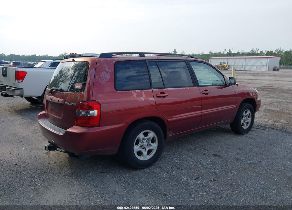 2005 TOYOTA HIGHLANDER VIN: JTEDD21A150122037