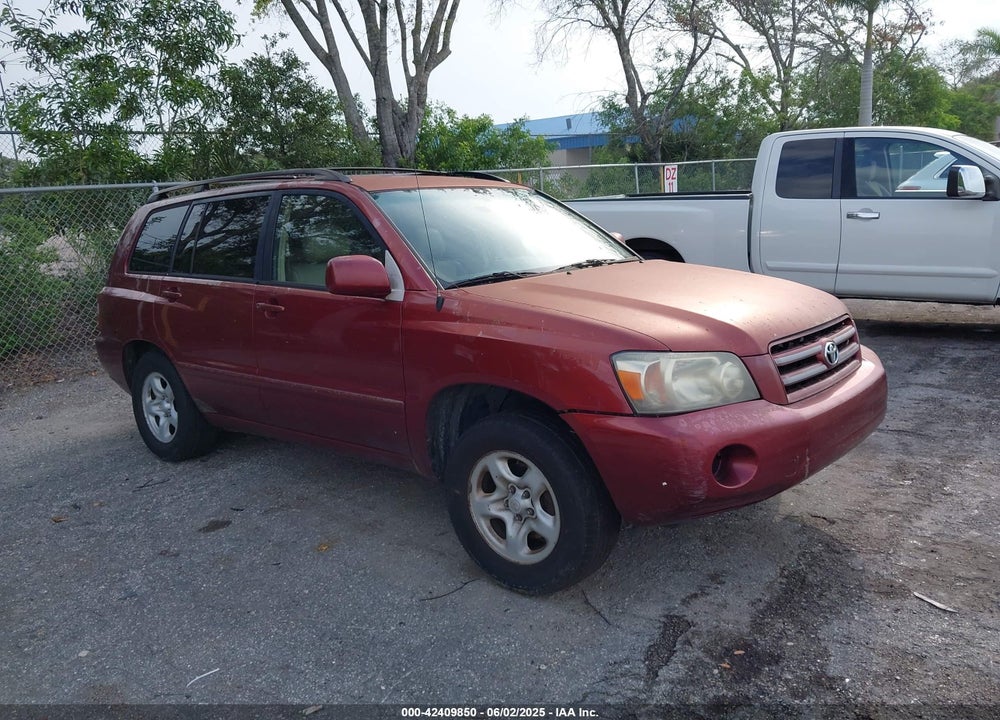 2005 TOYOTA HIGHLANDER VIN: JTEDD21A150122037