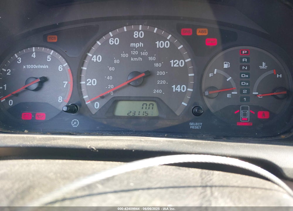 2001 HONDA ACCORD VIN: 1HGCG22571A009885