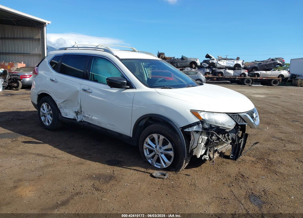 2016 NISSAN ROGUE SV VIN: 5N1AT2MV9GC833376
