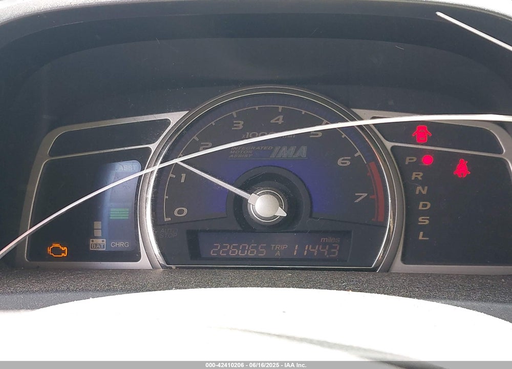2007 HONDA CIVIC HYBRID VIN: JHMFA36287S031382