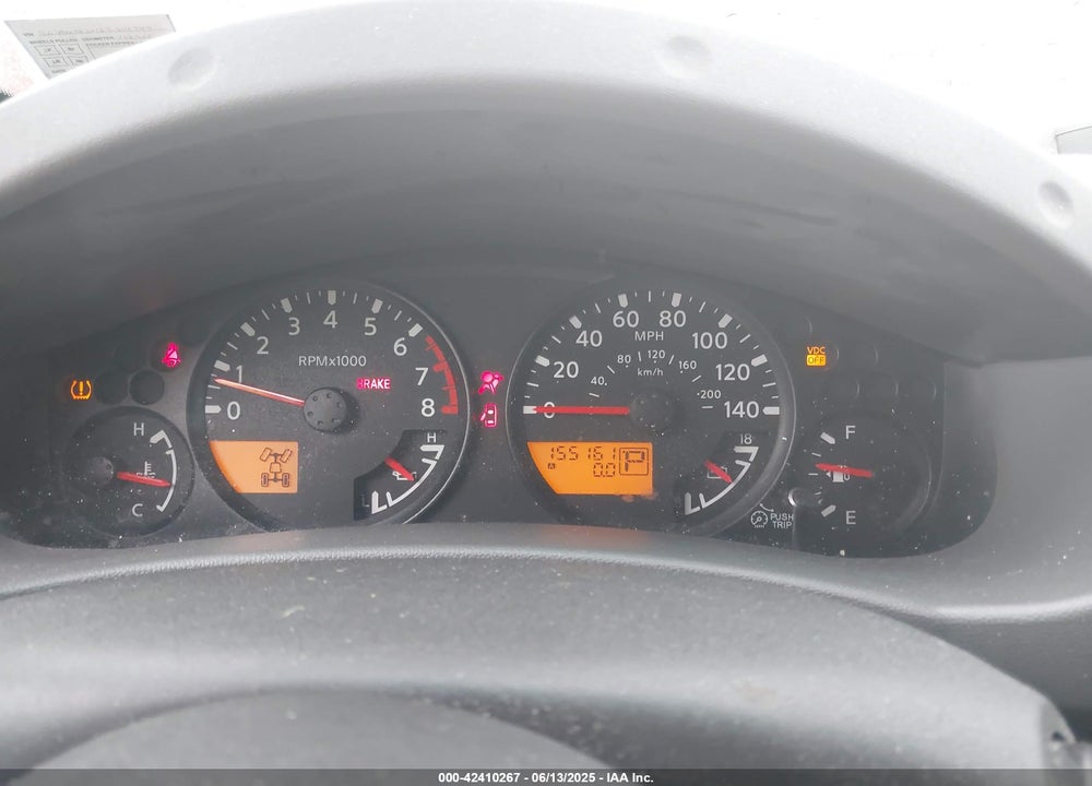 2008 NISSAN XTERRA VIN: 5N1AN08W18C514749