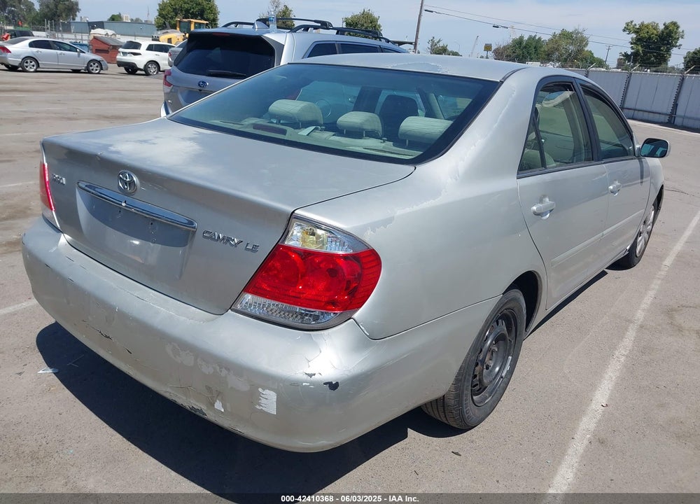 2005 TOYOTA CAMRY LE VIN: 4T1BE32K85U549192