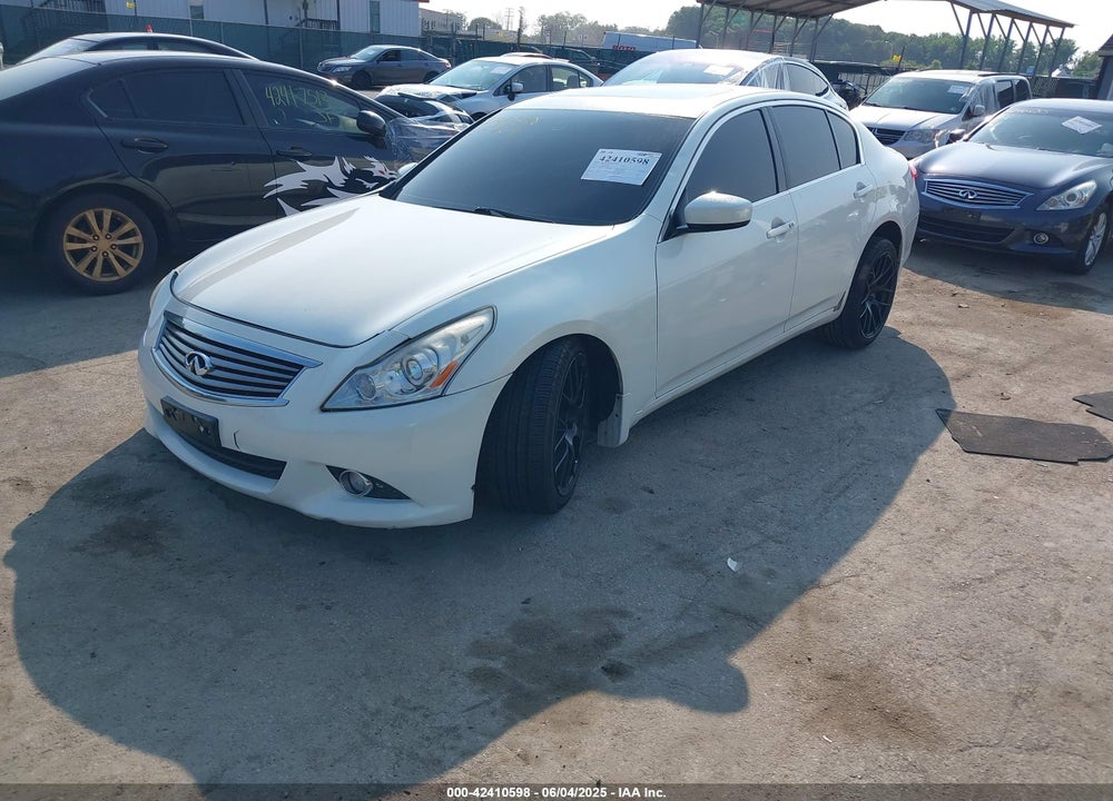 2011 INFINITI G37X VIN: JN1CV6AR9BM351681
