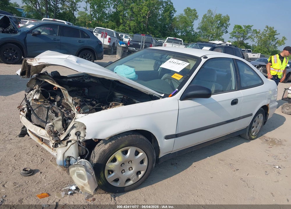 1999 HONDA CIVIC DX VIN: 1HGEJ6227XL010037