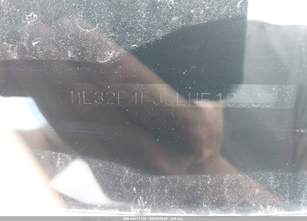2020 MITSUBISHI MIRAGE G4 VIN: ML32F4FJ6LHF10833