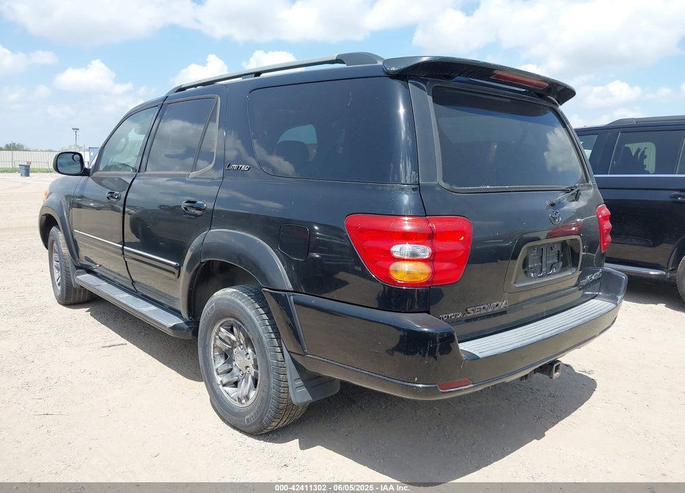 2003 TOYOTA SEQUOIA LIMITED V8 VIN: 5TDBT48A43S183862