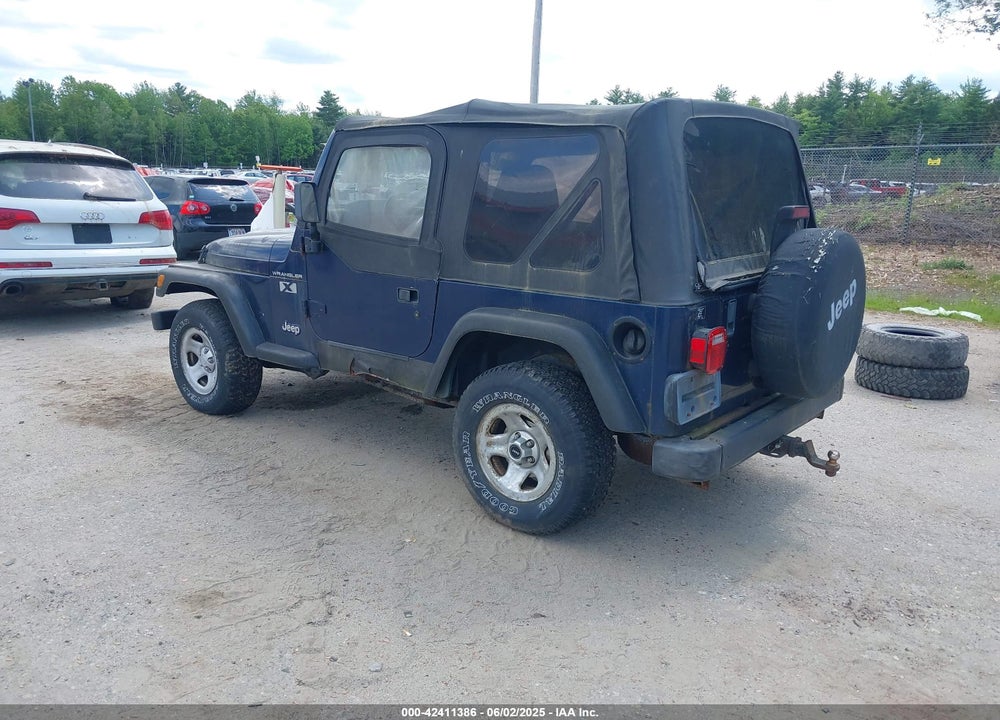2002 JEEP WRANGLER X VIN: 1J4FA39S82P735794