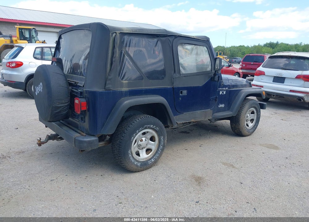 2002 JEEP WRANGLER X VIN: 1J4FA39S82P735794