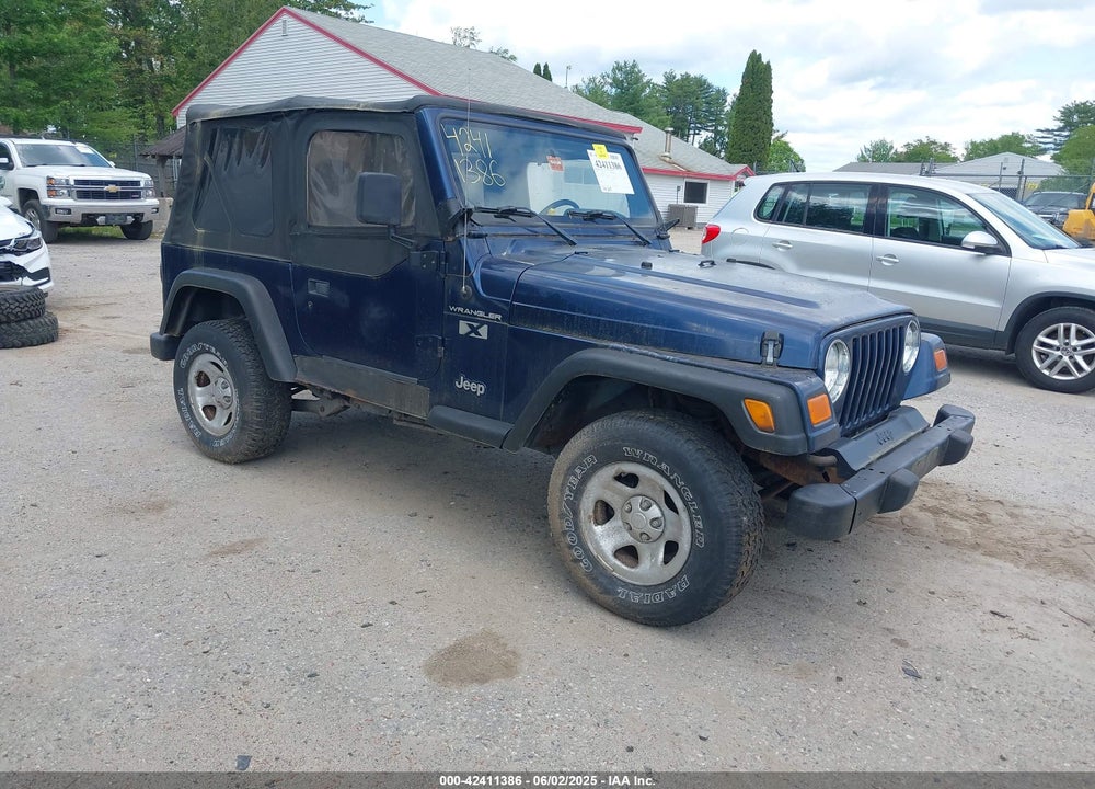 2002 JEEP WRANGLER X VIN: 1J4FA39S82P735794