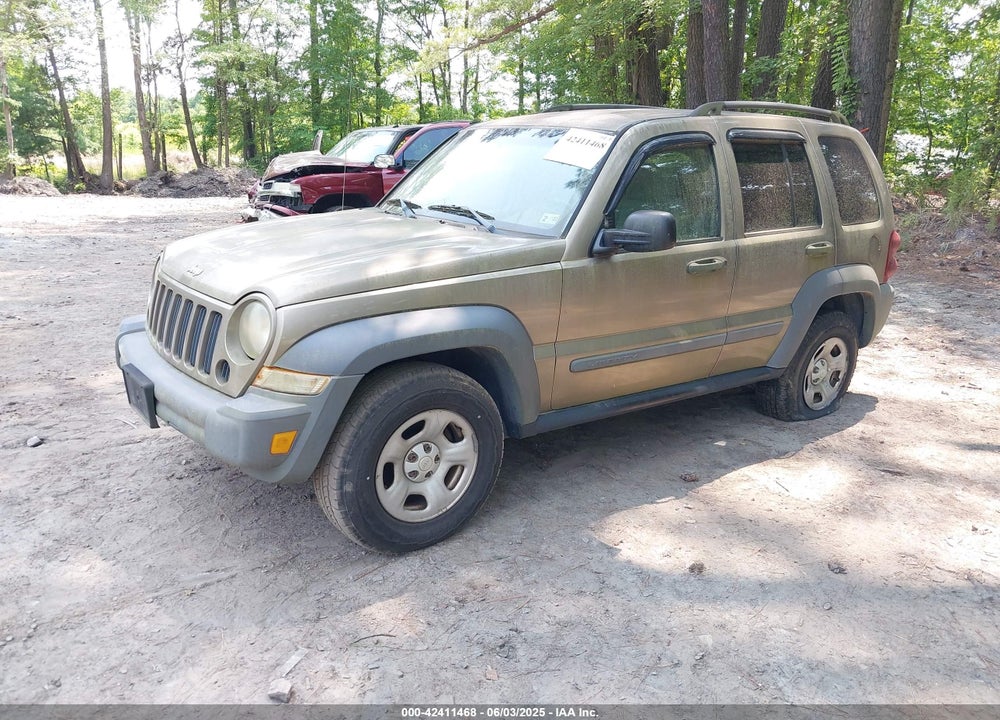 2005 JEEP LIBERTY SPORT VIN: 1J4GK48K05W520008