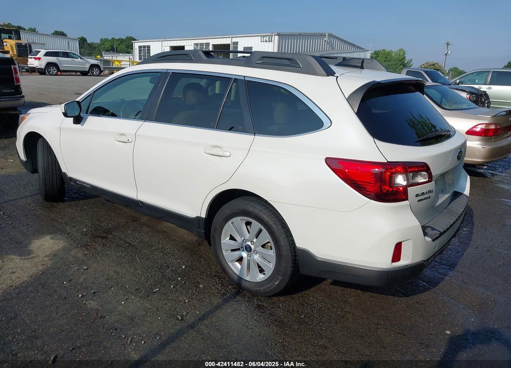 2016 SUBARU OUTBACK 2.5I PREMIUM VIN: 4S4BSBDCXG3200908