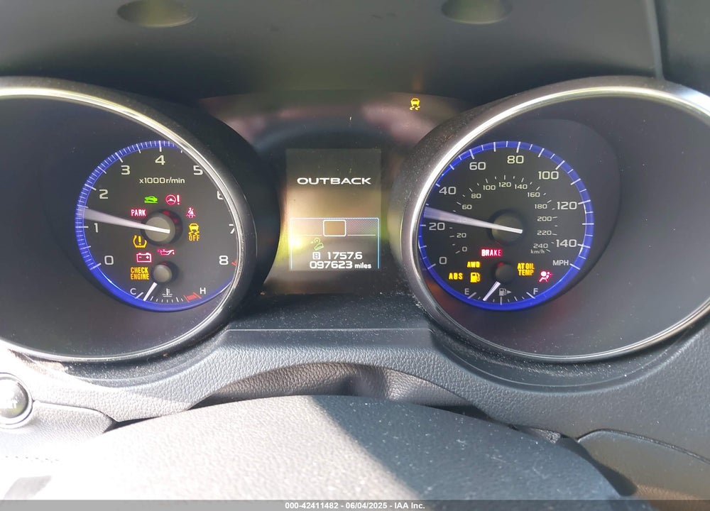 2016 SUBARU OUTBACK 2.5I PREMIUM VIN: 4S4BSBDCXG3200908