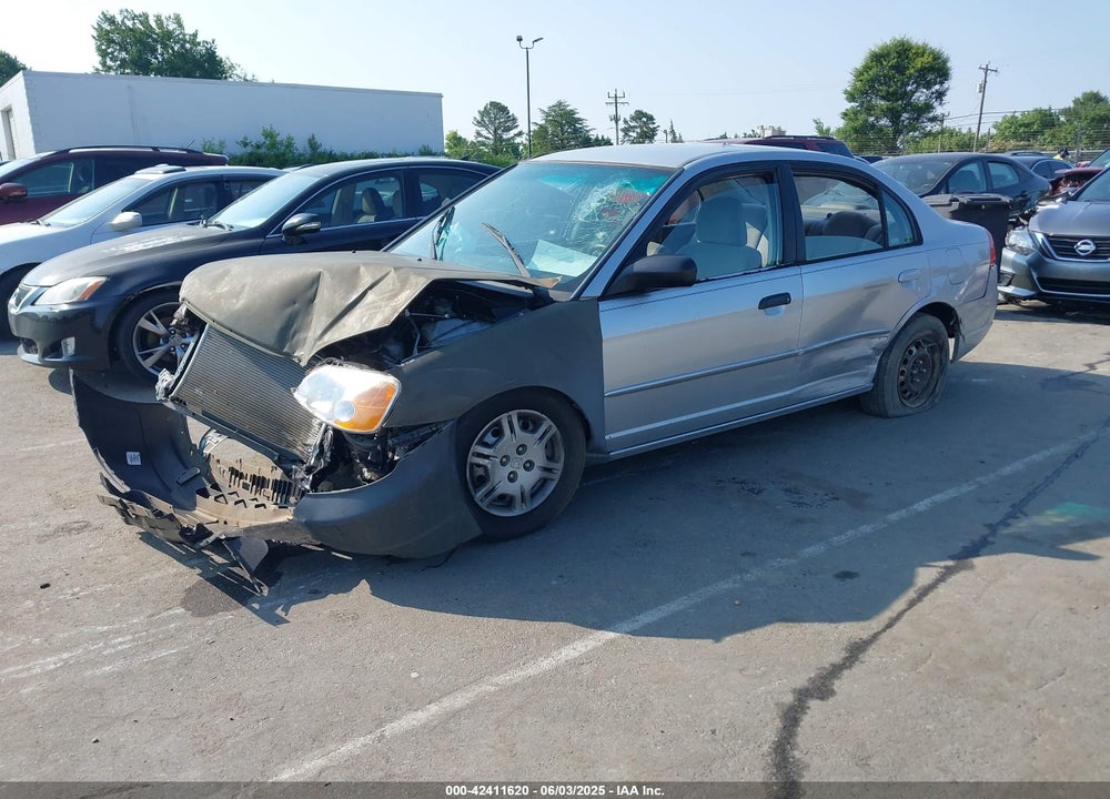2001 HONDA CIVIC LX VIN: 2HGES16591H506496