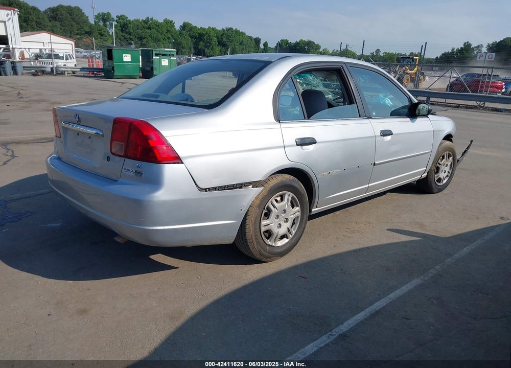 2001 HONDA CIVIC LX VIN: 2HGES16591H506496
