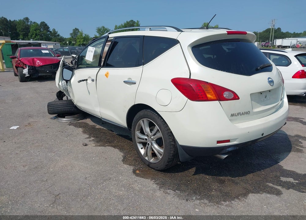 2009 NISSAN MURANO VIN: JN8AZ18W79W102421