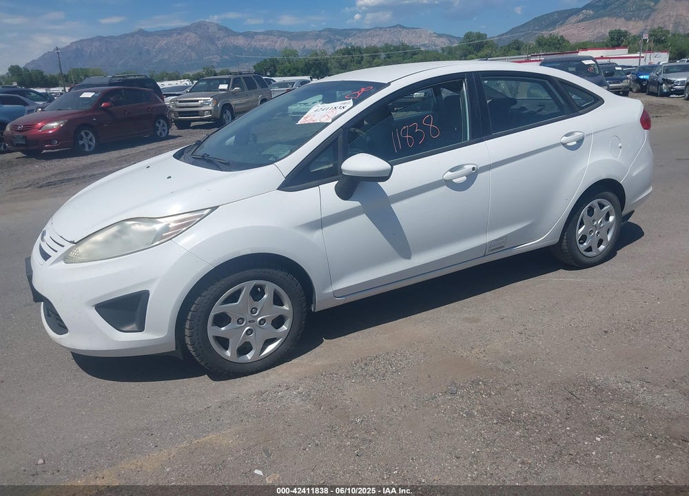 2013 FORD FIESTA S VIN: 3FADP4AJ6DM114105