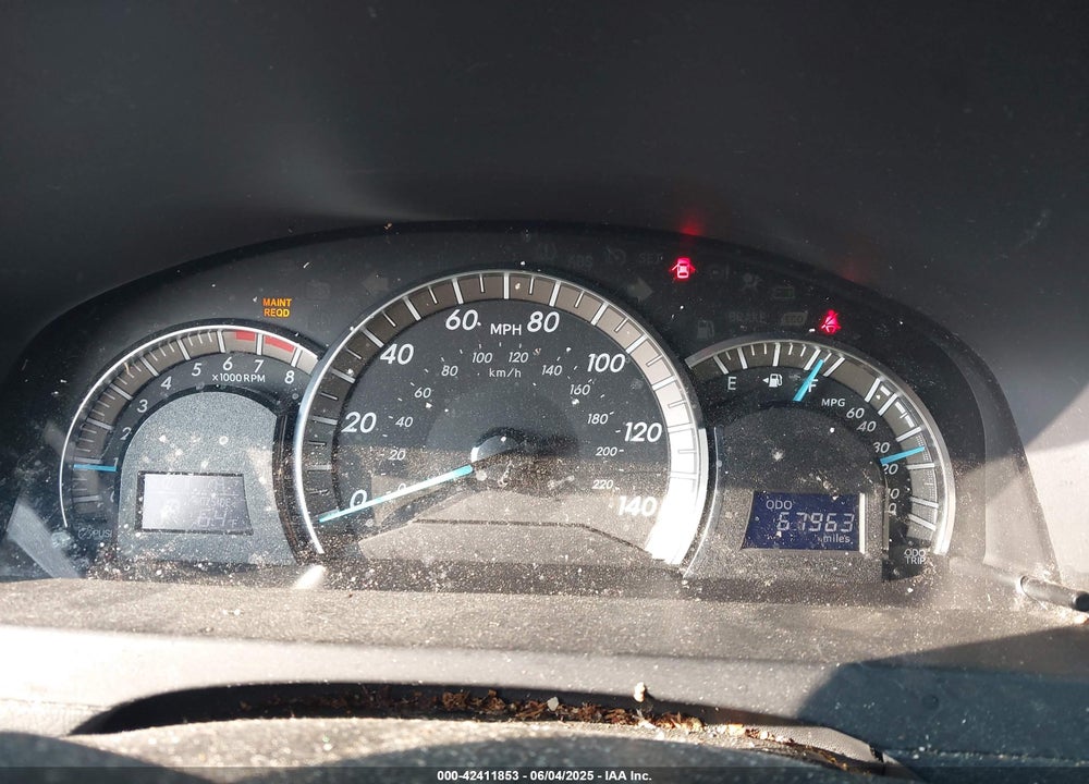 2012 TOYOTA CAMRY SE VIN: 4T1BF1FK9CU596787
