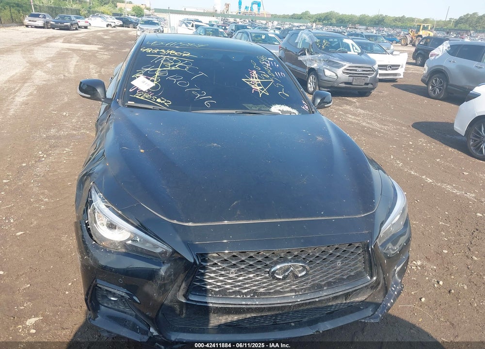 2021 INFINITI Q50 RED SPORT 400 AWD VIN: JN1FV7DR6MM880572