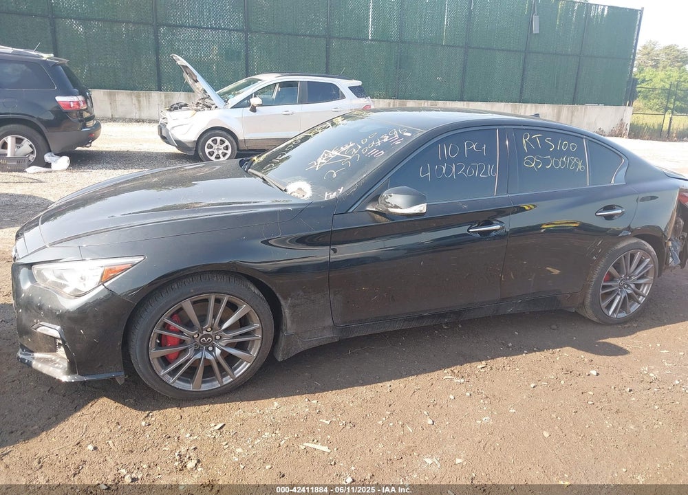 2021 INFINITI Q50 RED SPORT 400 AWD VIN: JN1FV7DR6MM880572