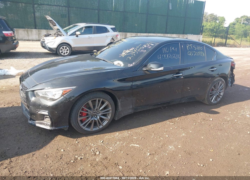 2021 INFINITI Q50 RED SPORT 400 AWD VIN: JN1FV7DR6MM880572