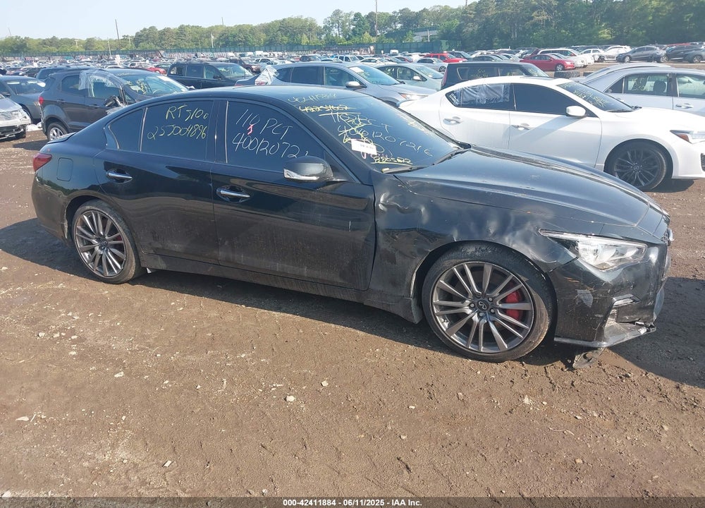 2021 INFINITI Q50 RED SPORT 400 AWD VIN: JN1FV7DR6MM880572