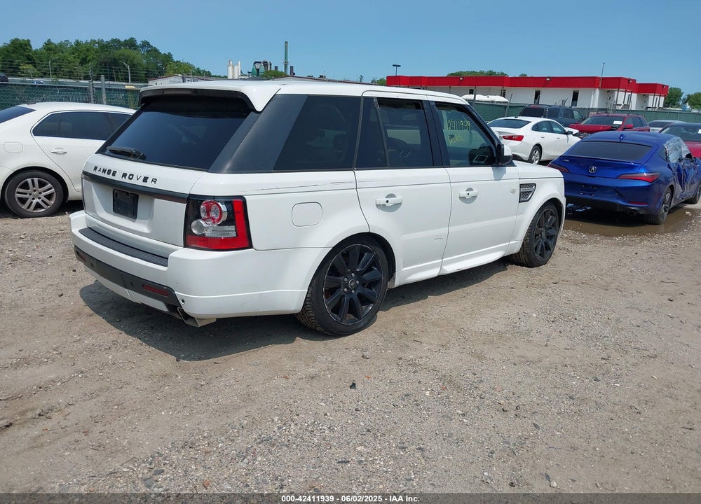 2013 LAND ROVER RANGE ROVER SPORT VIN: SALSF2D47DA796125