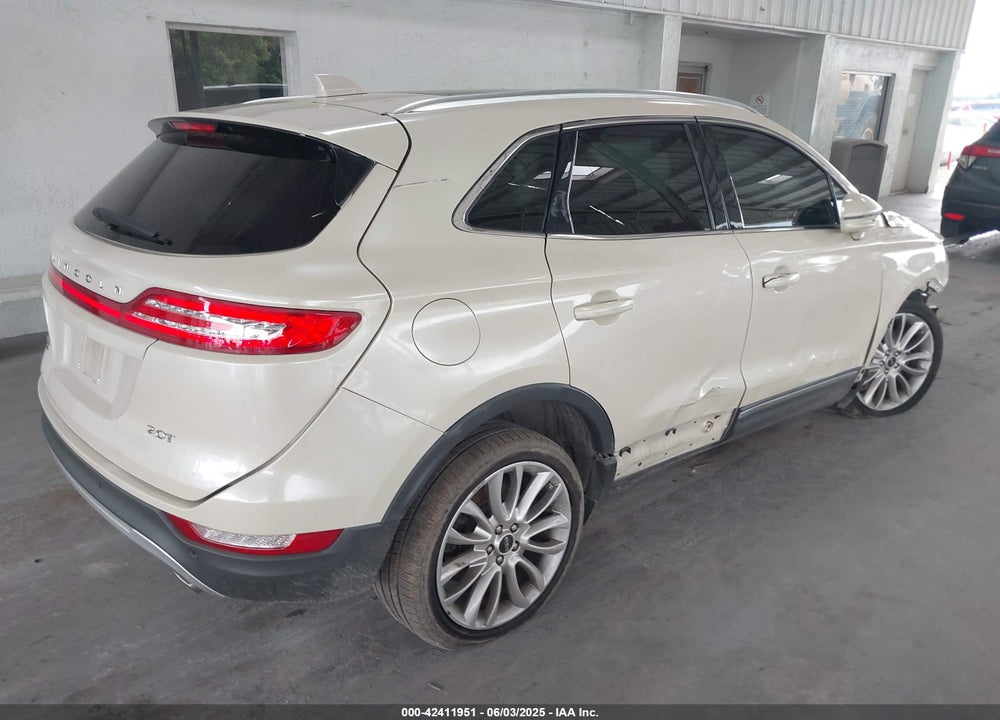 2018 LINCOLN MKC RESERVE VIN: 5LMCJ3C9XJUL23206