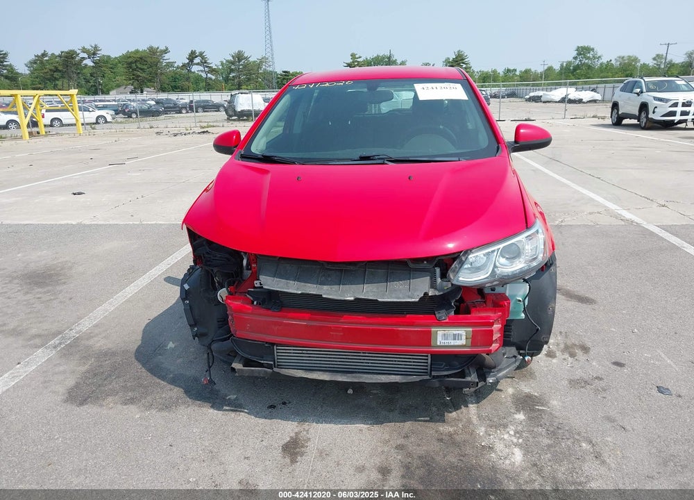 2019 CHEVROLET SONIC VIN: 1G1JD6SBXK4135954