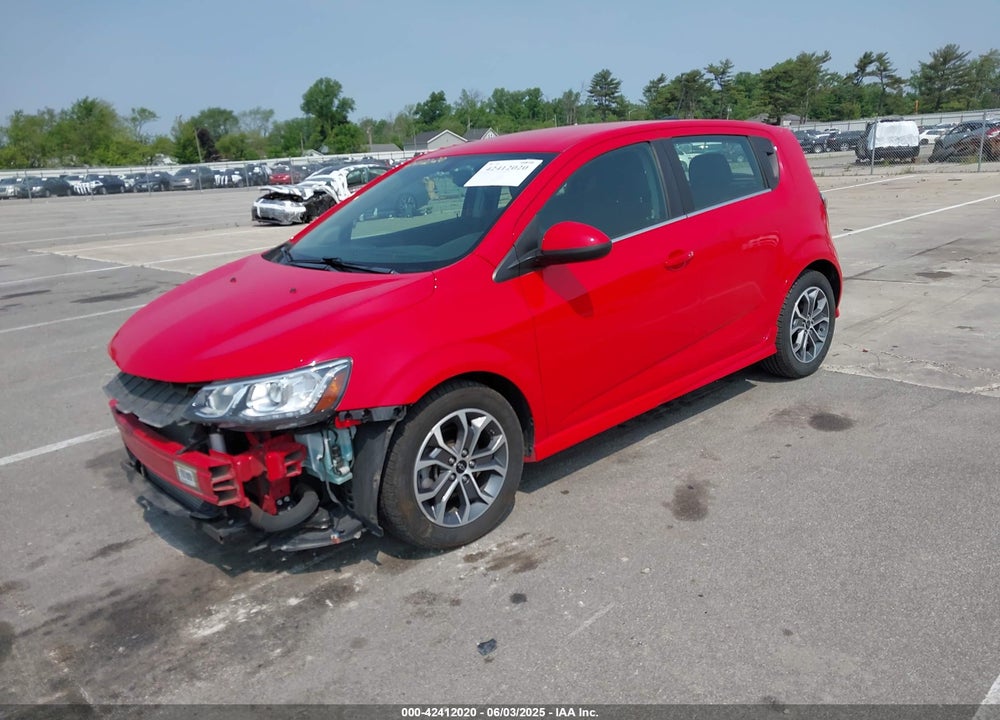 2019 CHEVROLET SONIC VIN: 1G1JD6SBXK4135954