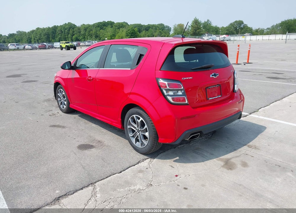 2019 CHEVROLET SONIC VIN: 1G1JD6SBXK4135954