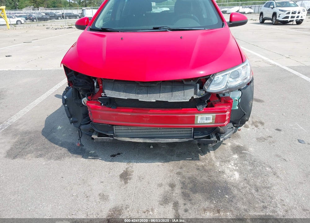 2019 CHEVROLET SONIC VIN: 1G1JD6SBXK4135954