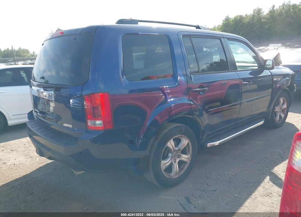 2013 HONDA PILOT EX-L VIN: 5FNYF4H75DB063094
