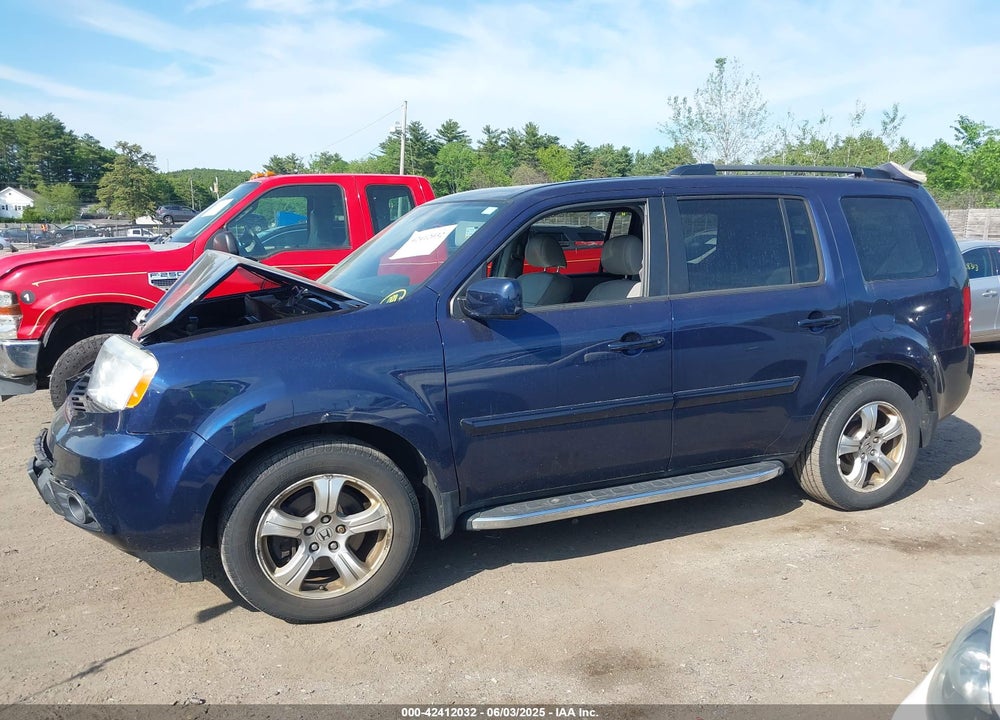 2013 HONDA PILOT EX-L VIN: 5FNYF4H75DB063094