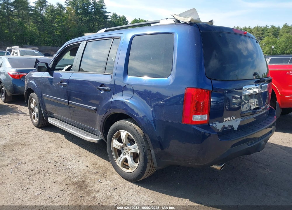 2013 HONDA PILOT EX-L VIN: 5FNYF4H75DB063094