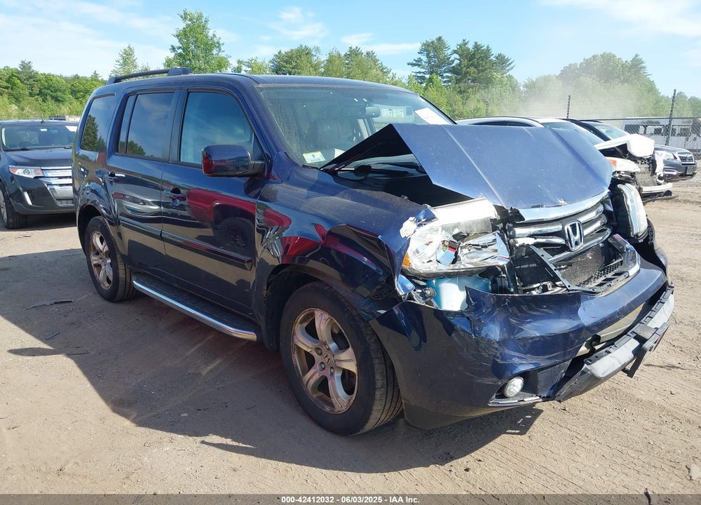 2013 HONDA PILOT EX-L VIN: 5FNYF4H75DB063094