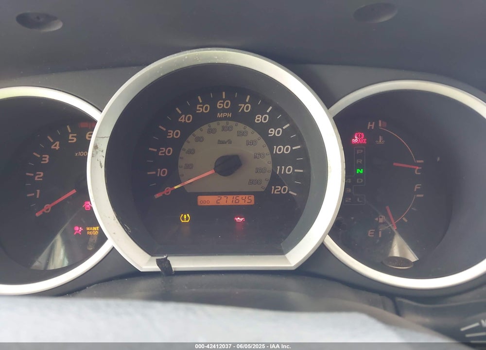 2007 TOYOTA TACOMA PRERUNNER V6 VIN: 3TMJU62N07M037612