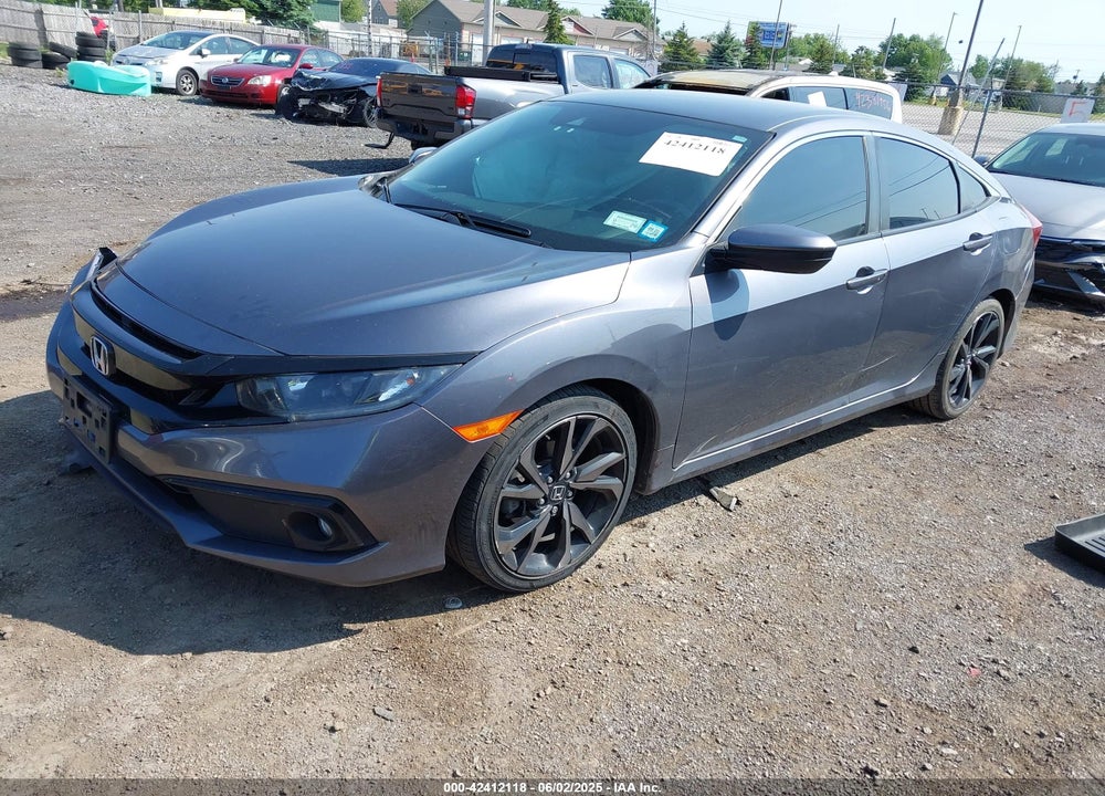2020 HONDA CIVIC VIN: 2HGFC2F8XLH576190