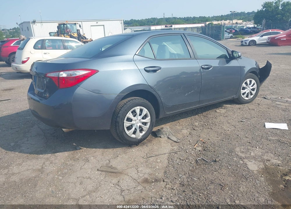 2016 TOYOTA COROLLA L VIN: 2T1BURHE3GC601422