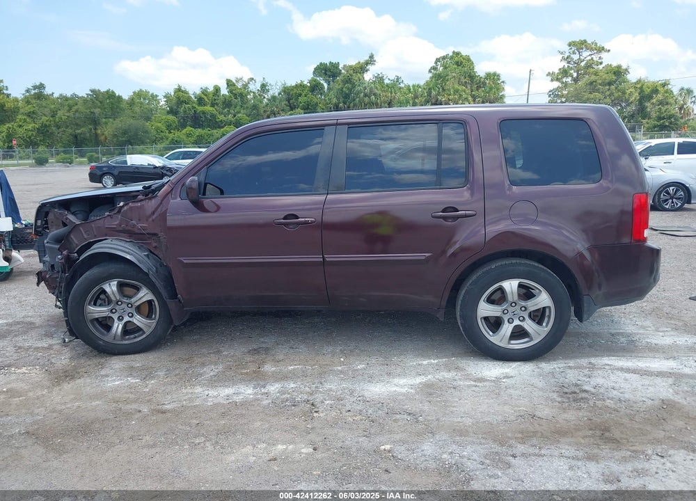 2014 HONDA PILOT VIN: 5FNYF3H51EB008989