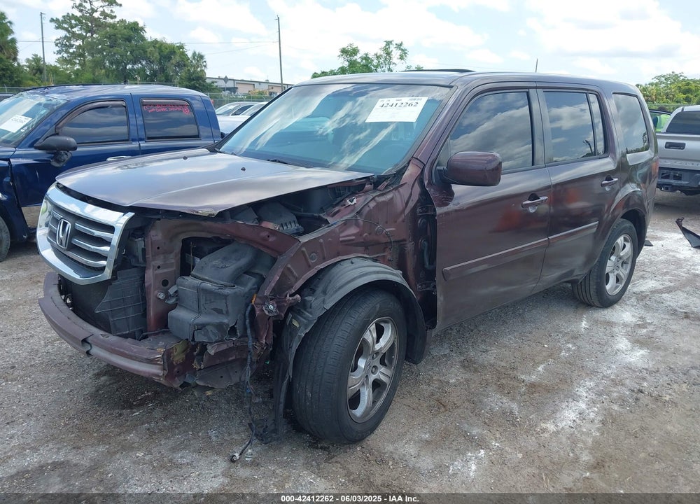 2014 HONDA PILOT VIN: 5FNYF3H51EB008989