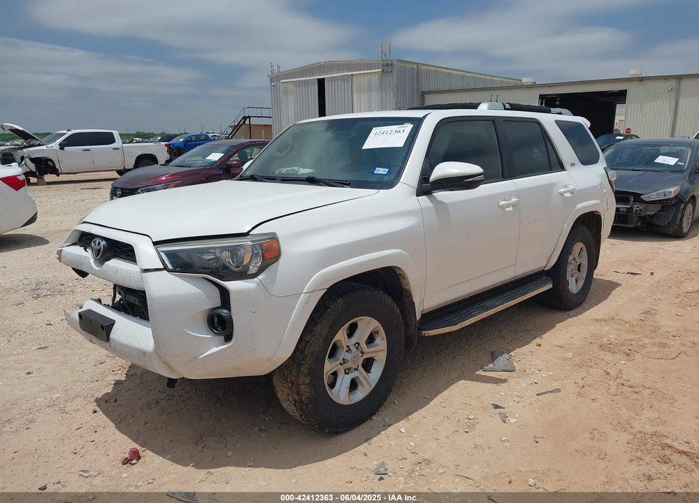 2016 TOYOTA 4RUNNER VIN: JTEZU5JR5G5110136