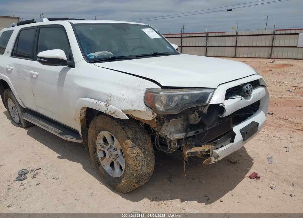 2016 TOYOTA 4RUNNER VIN: JTEZU5JR5G5110136