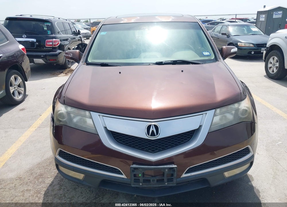2011 ACURA MDX VIN: 2HNYD2H68BH510567