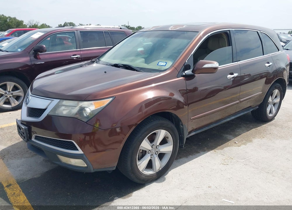 2011 ACURA MDX VIN: 2HNYD2H68BH510567