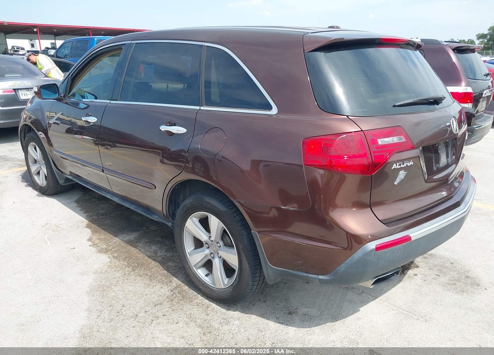 2011 ACURA MDX VIN: 2HNYD2H68BH510567