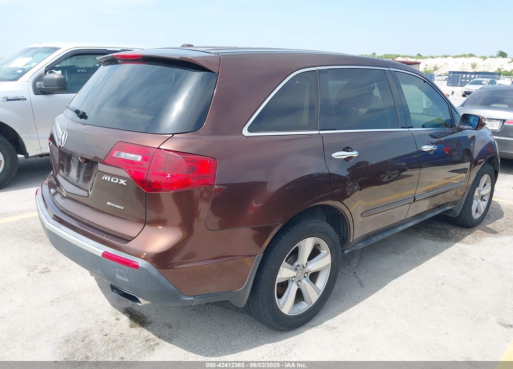 2011 ACURA MDX VIN: 2HNYD2H68BH510567