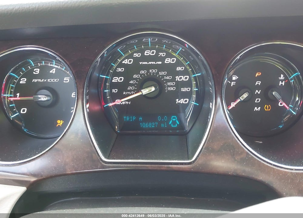 2012 FORD TAURUS VIN: 1FAHP2EW7CG135081