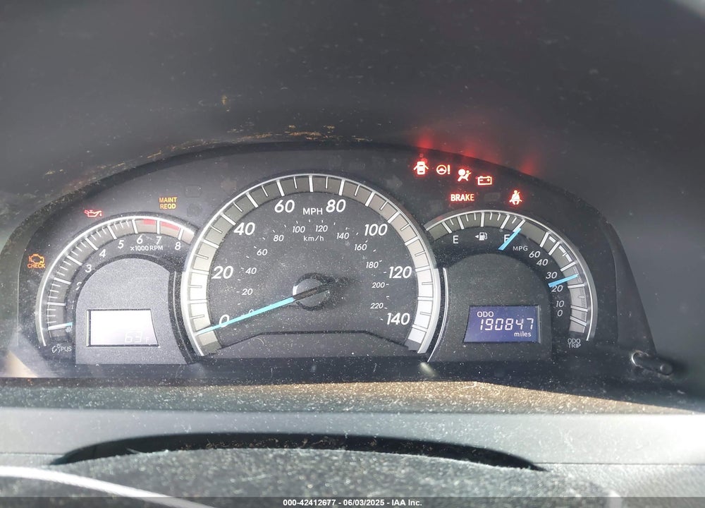 2013 TOYOTA CAMRY VIN: 4T1BF1FK5DU294897